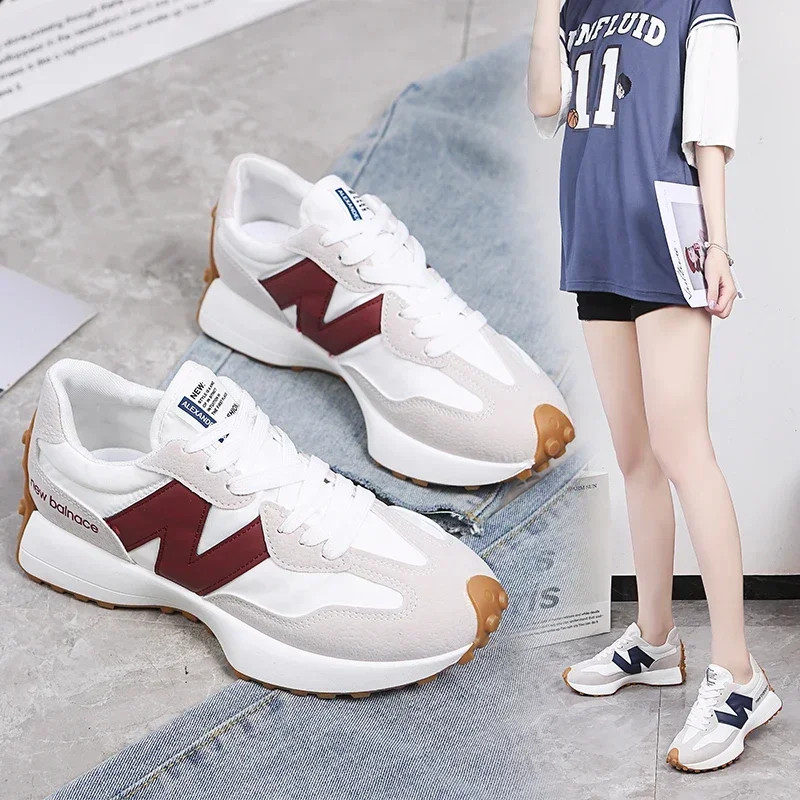 Spring New Women’s Sports Shoes Fashionable Breathable Lightweight Non-slip