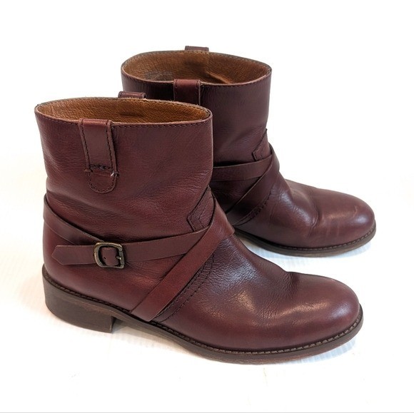 MADEWELL 1937 Women’s Short Moto Biker Ankle Boots Size 8.5