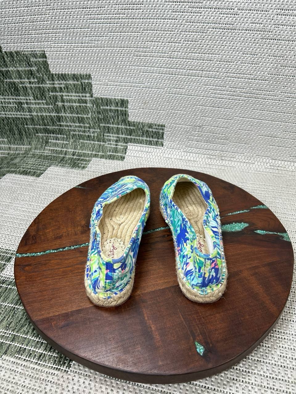 Lilly Pulitzer Shoes Womens Size 6 Lia Espadrilles Multicolor Comfort Slip On
