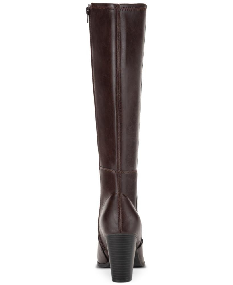 Style Co Women’s Addyy Mid-Calf Boots Round Toe Block Heel Memory Foam S63