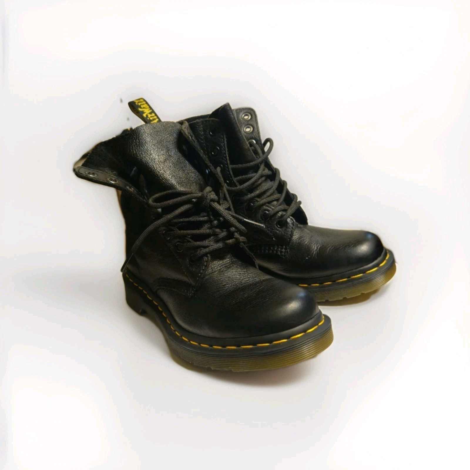 Dr. Martens Pascal Leather Boots for Women, Size US 7 – Black -…