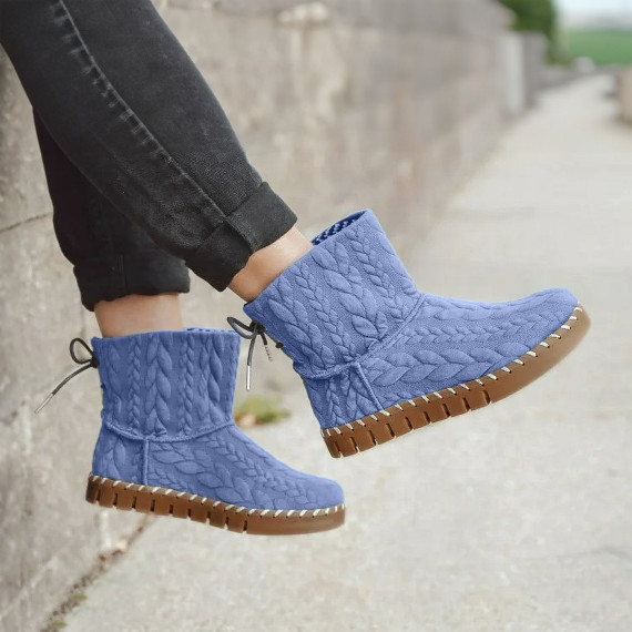 Muk Luks Flexi Hoboken Boot (Twilight Jersey, 6.5)