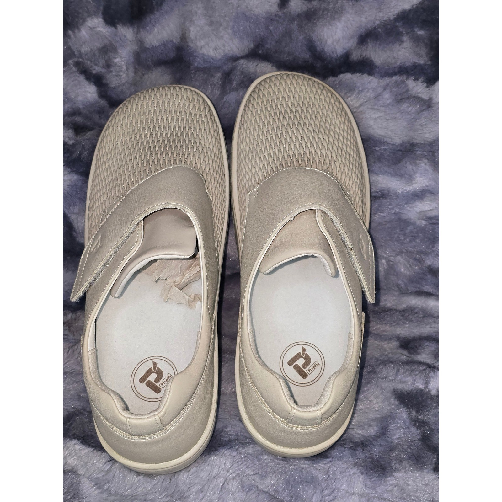NWB Propet Olivia WPRX25 Bone Leather Upper Women’s Comfort Walking Shoes 10.5