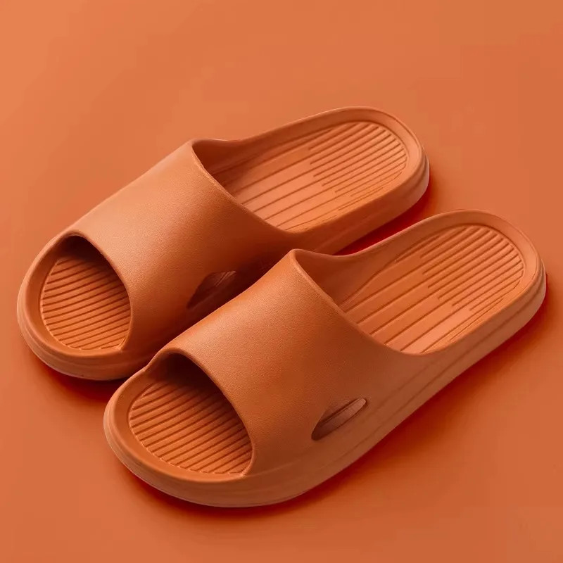 Soft Home Slippers Couple Summer Indoor Skid Proof Bathroom Slippers Sandals Hot
