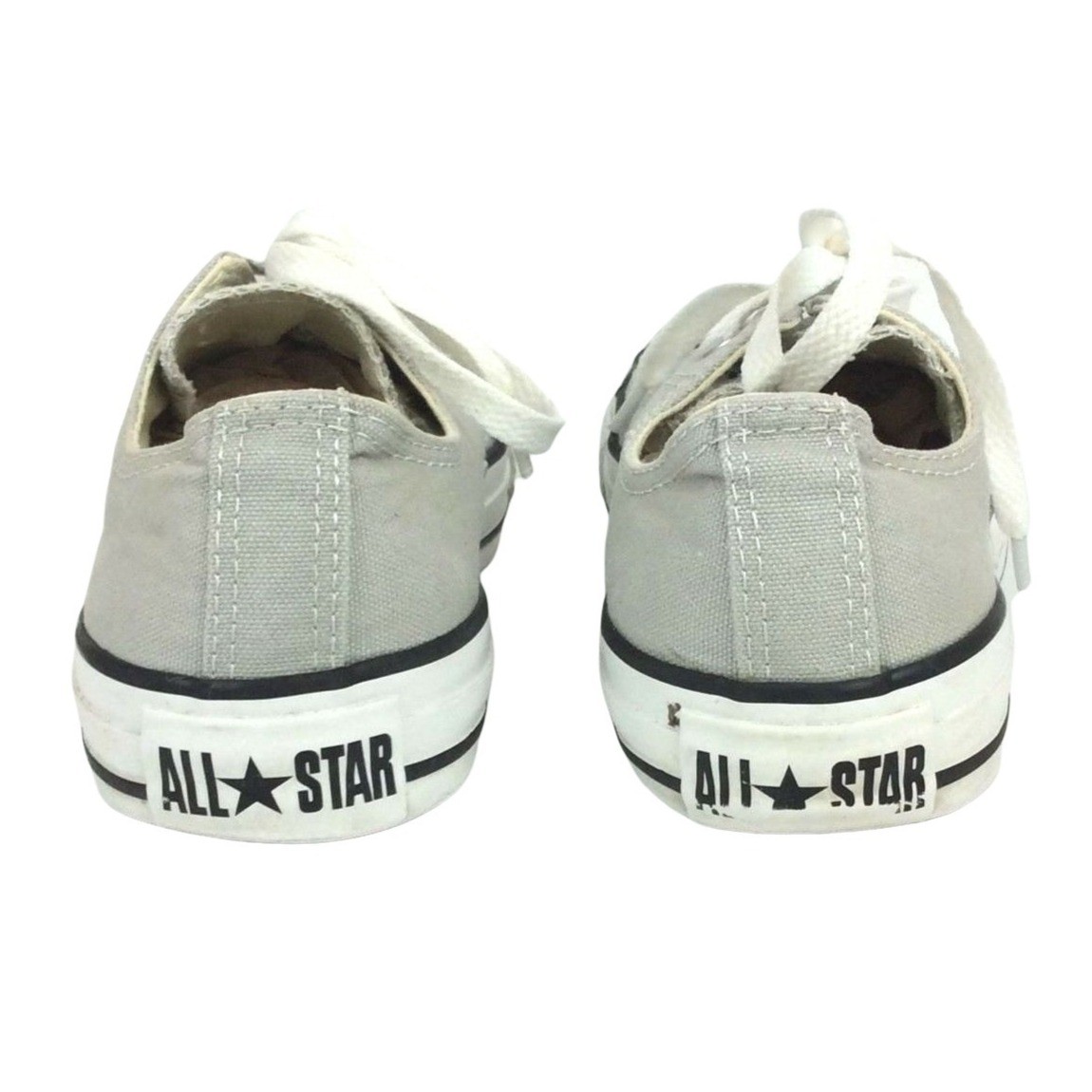 Converse All Star Chuck Taylor Low Top Sneakers Gray Unisex Size Mens 4 Womens 6