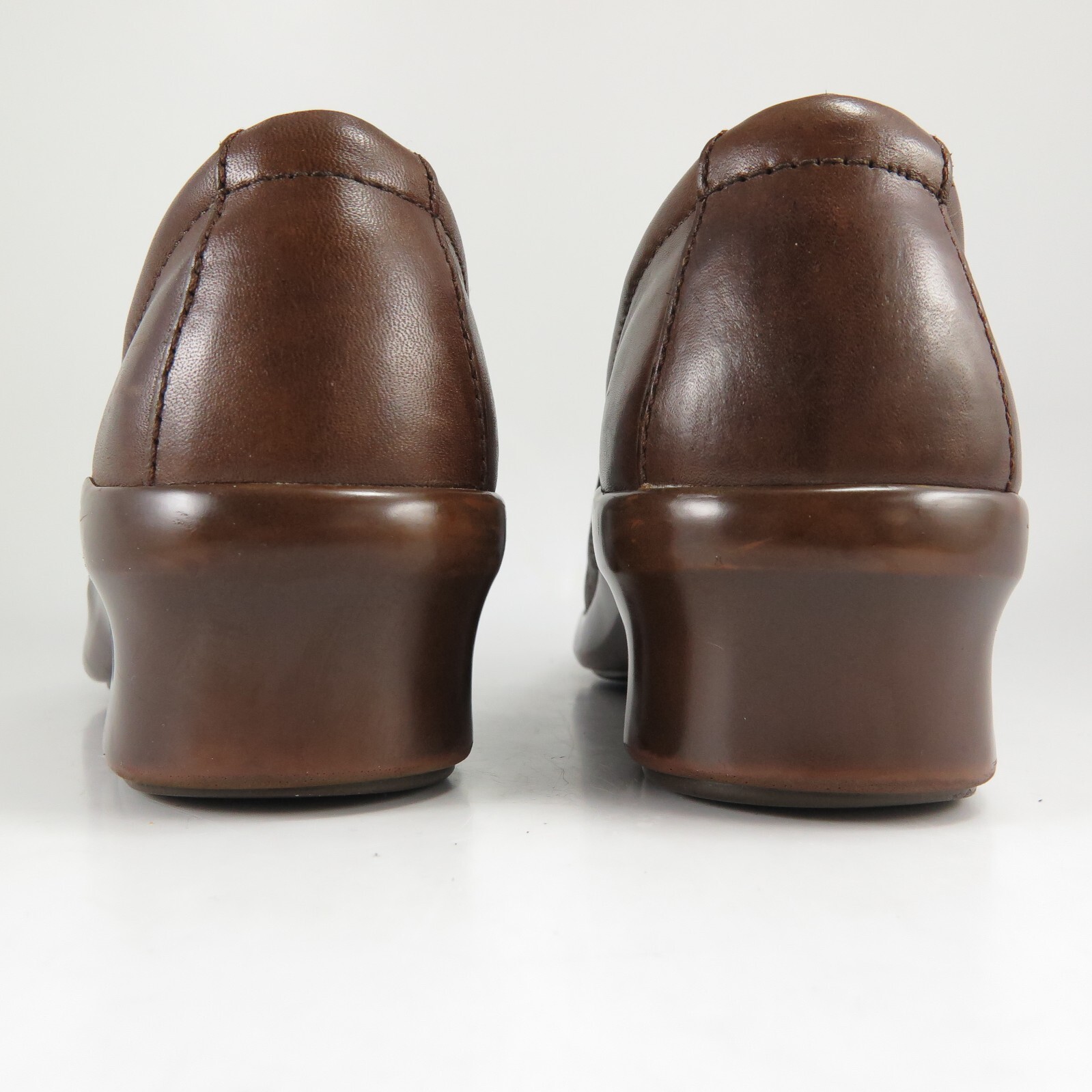 Ariat ATS Sutter Loafers Womens Size 7B Brown Leather Slip-Ons Platform Clogs