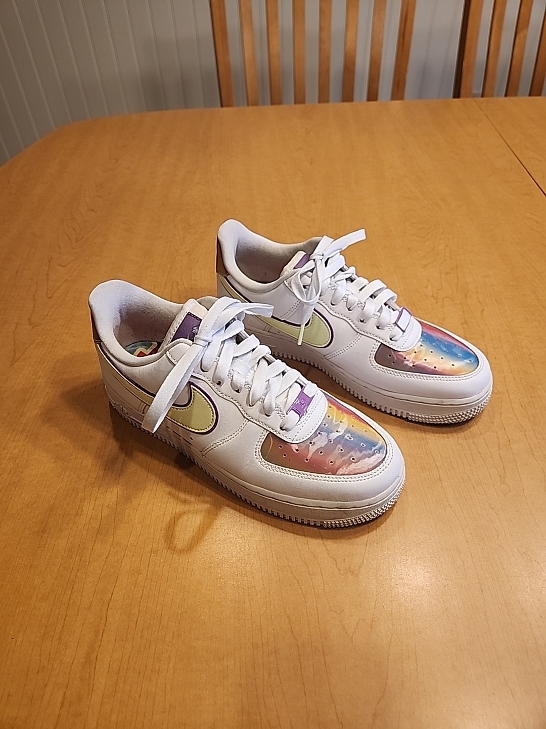 Nike AF1 Women’s Easter Model Sneakers Size 8. CW0367-100. See Description.