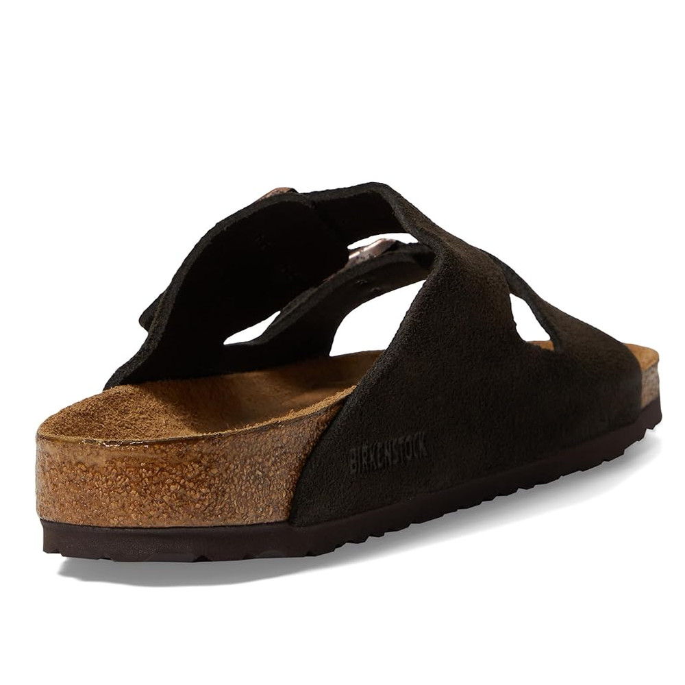 Birkenstock Arizona Mocha Classic Suede Soft Footbed Sandals Women’s Shoes