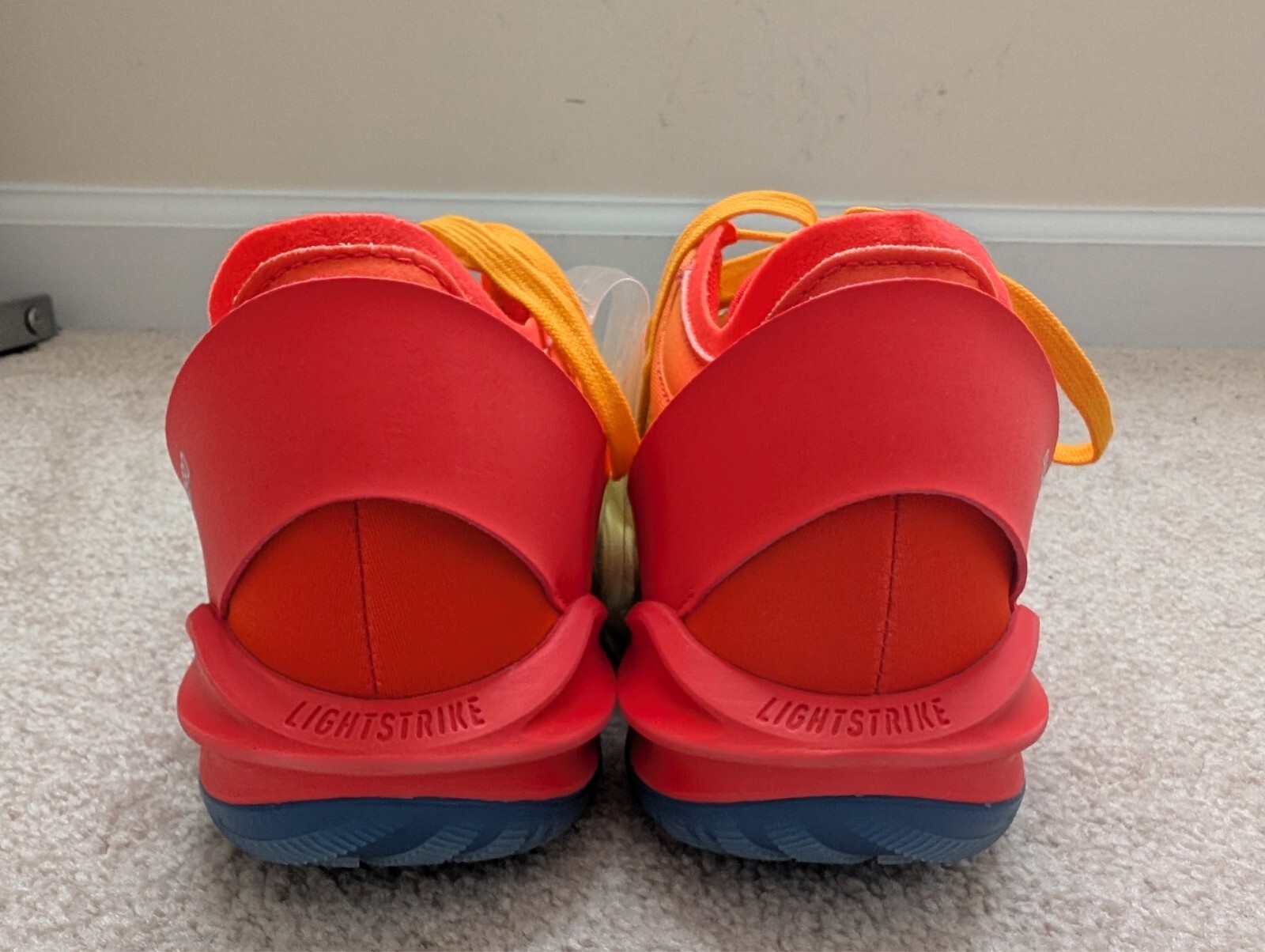 NWOB adidas Adizero Select 2.0 Low Top Lace Up Basketball Shoes, Orange, Sz 7.5