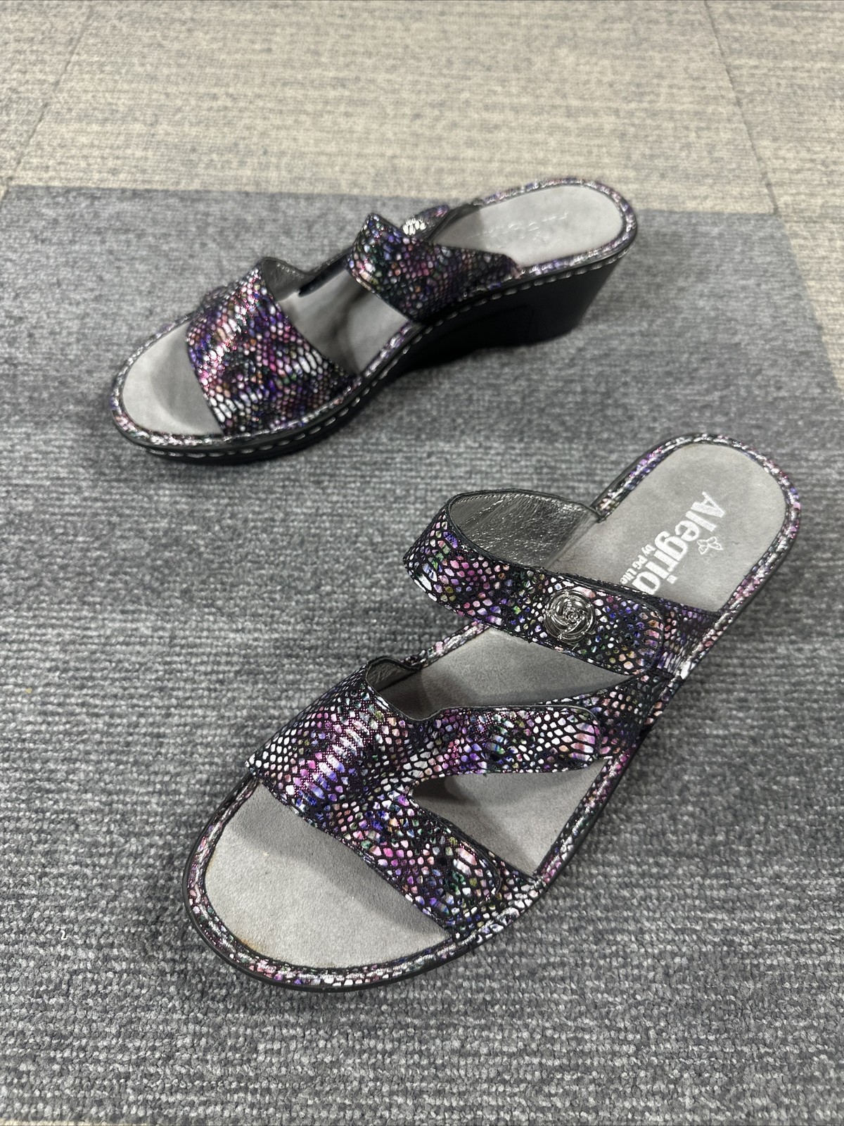 Alegria Lot 299 Loti Funtastic Fashion Wedge Sandals Women’s EU 41 – US 10/10.5