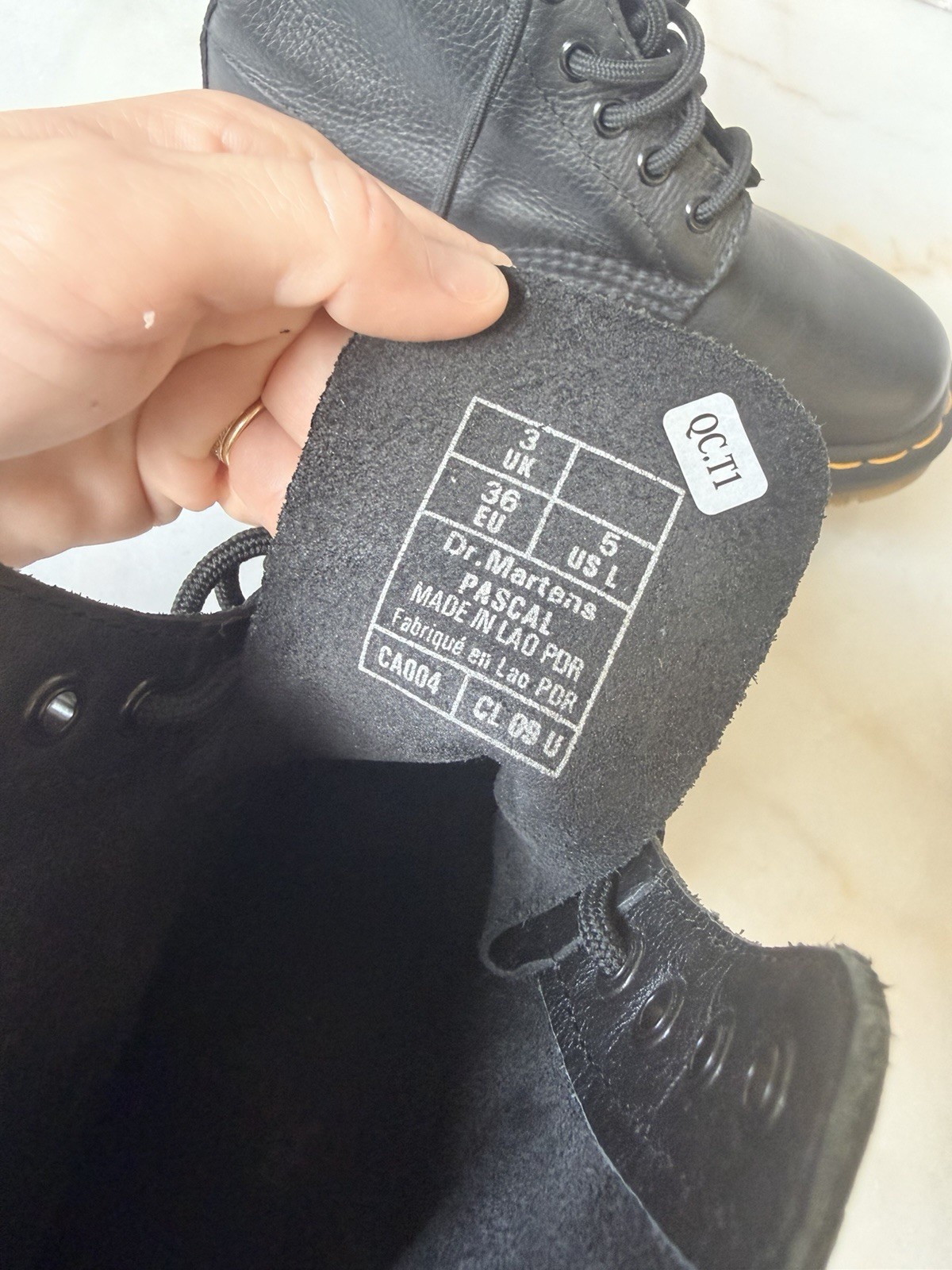 Dr. MARTENS | Pascal Leather Boots • SZ 5 (Fits Big)