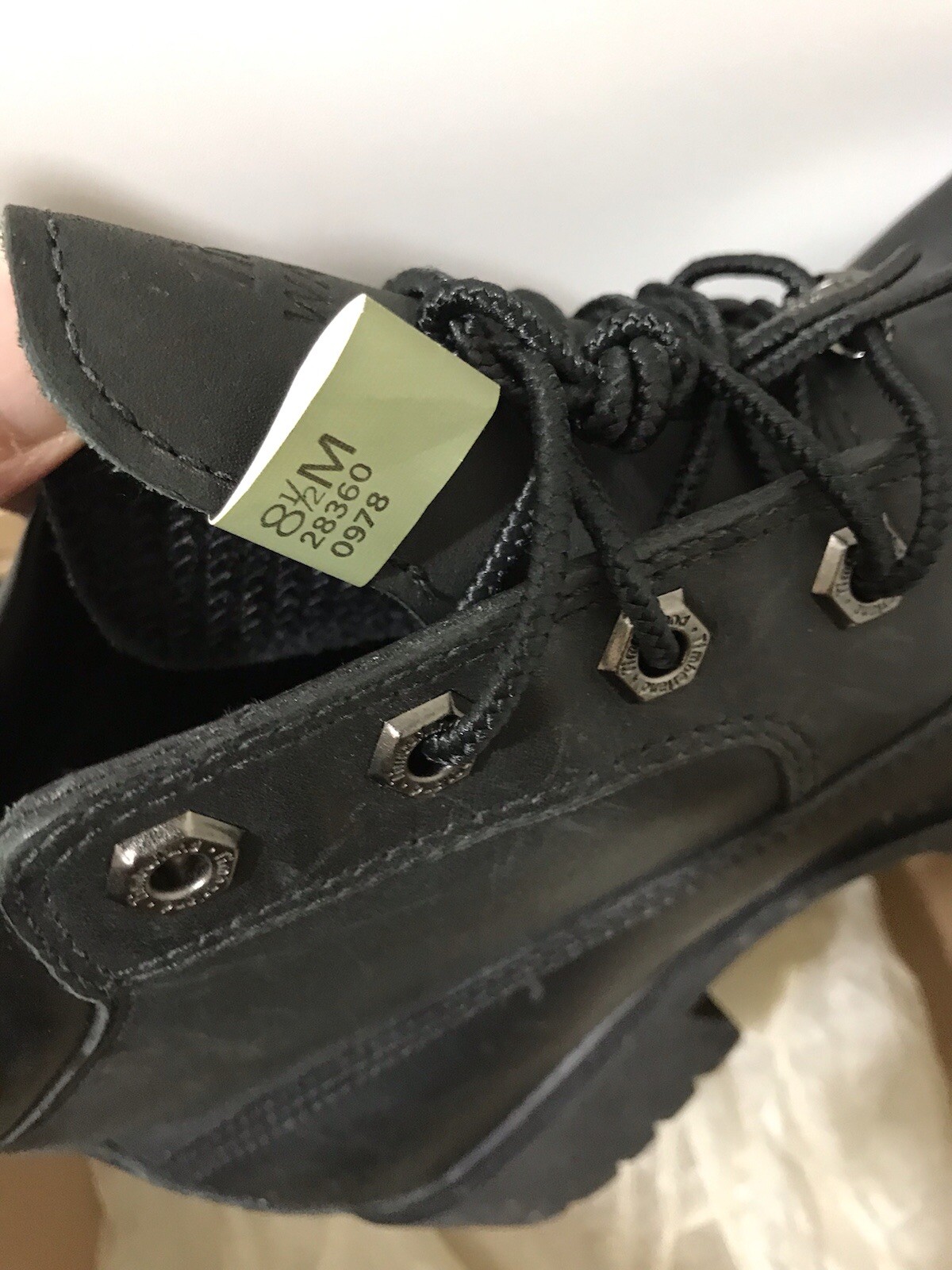Timberland Women’s Black leather Boots US 8.5M NIB$250 Big Sale