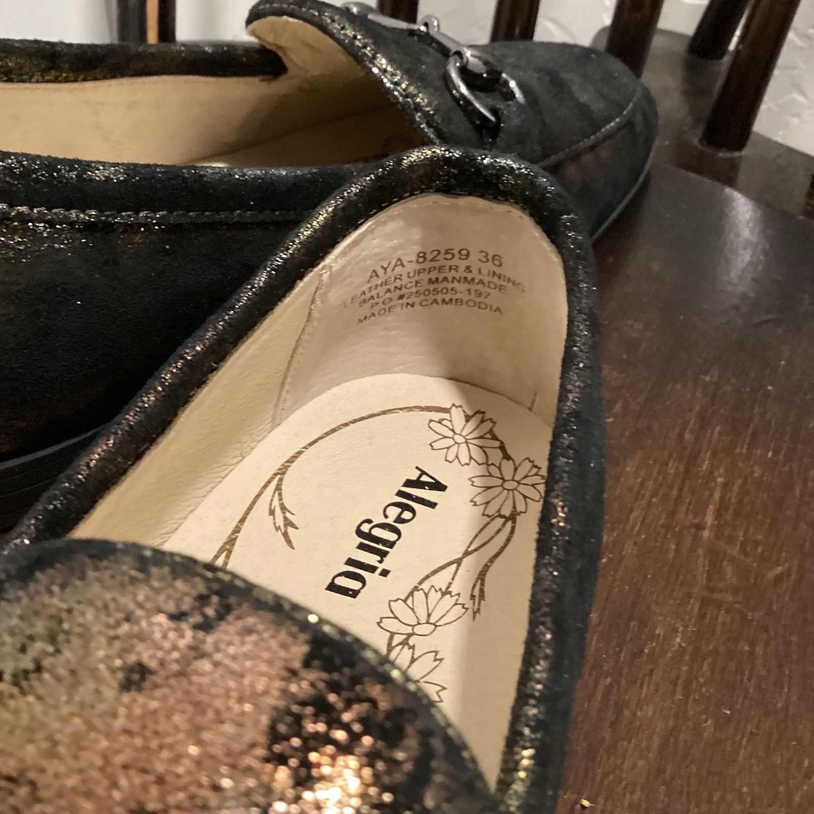 Alegria Aliya Women’s Leather Slip On Loafers Size: US 6-6.5, EU 36