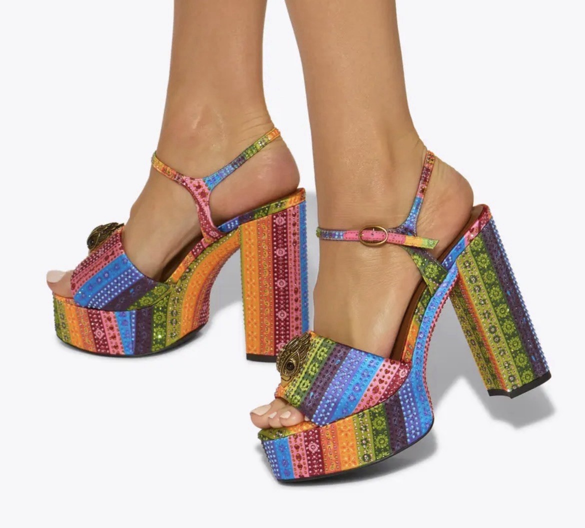 KURT GEIGER LONDON KENSINGTON PLATFORM HEEL EU 3 EU 39
