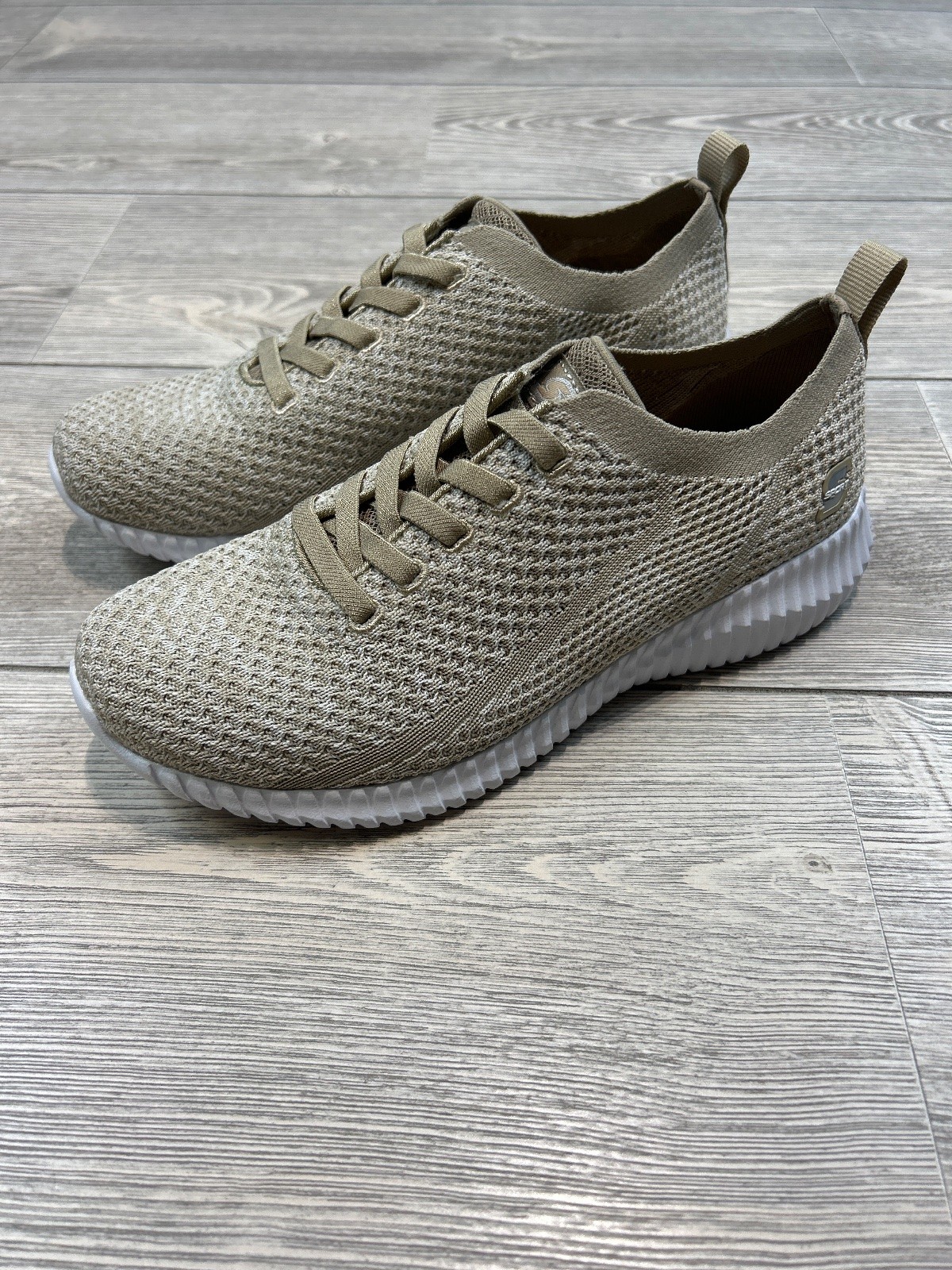 Skechers S Sport F190-2 Slip-On Sneakers Tan Women’s 7 EUC