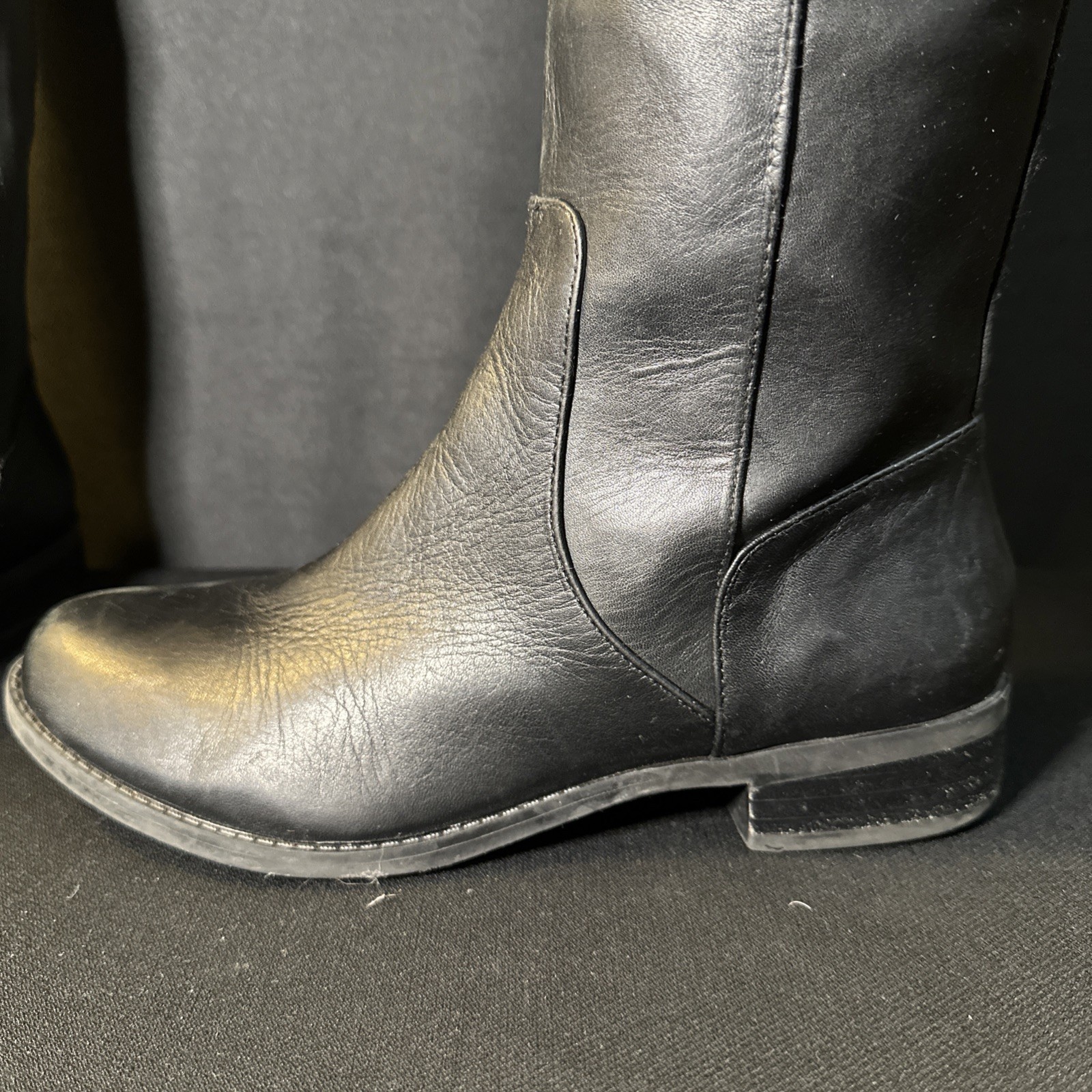 GIANNI BINI BLACK BOOTS Size 6.5 USED Good Condition See Photos