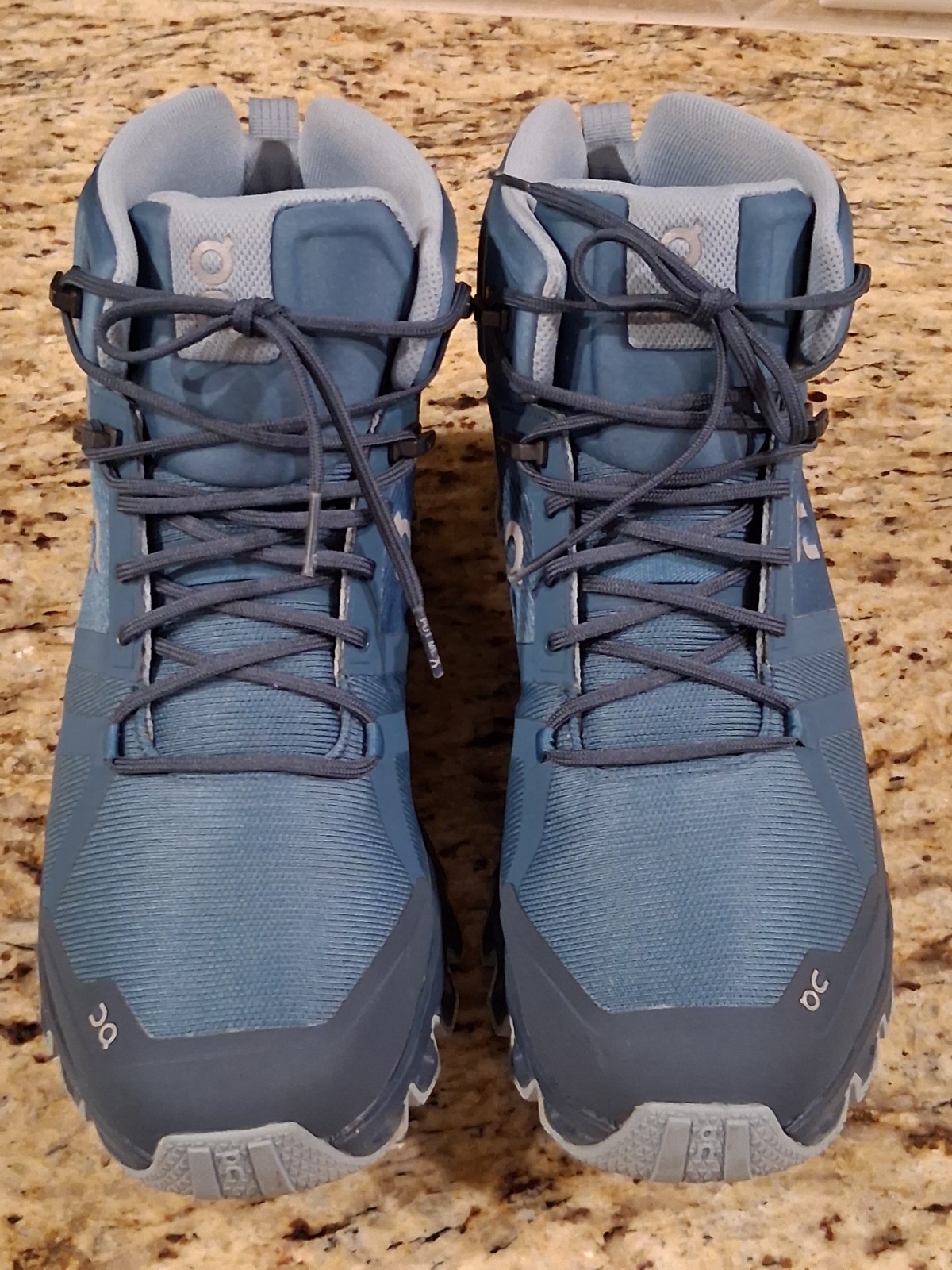 On Cloudrock 2 Women’s Size 10 Blue Trail Hiking Boots Cloudtec Cushioning