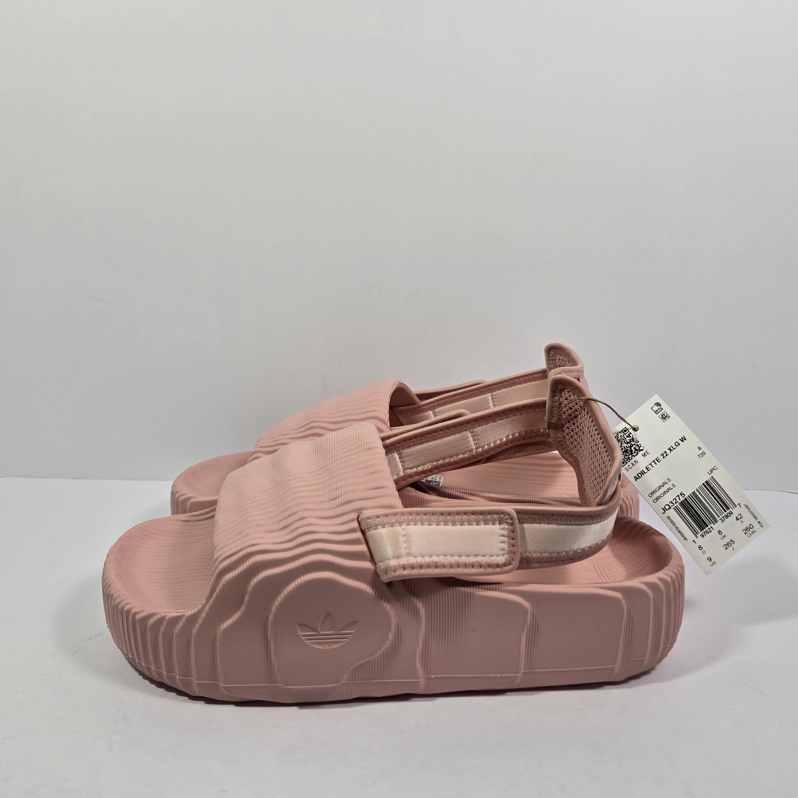 Adidas Adilette 22 XLG Slide ‘Wonder Mauve’ Pink Womens Sandals Size 9 US JQ3275