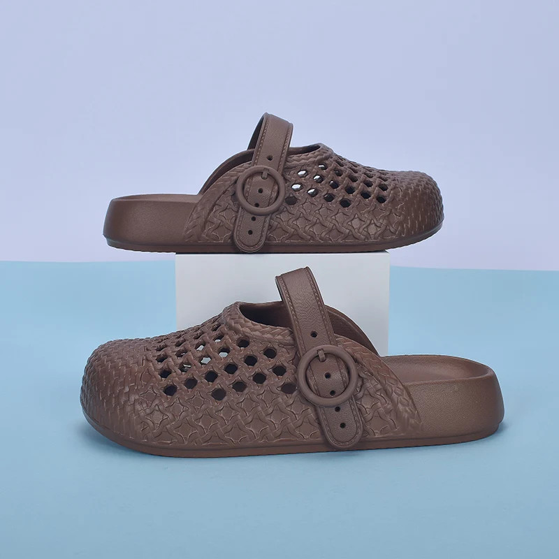 2025 Summer Women’s Solid Color Features Trend Anti-slip Wear-resistant