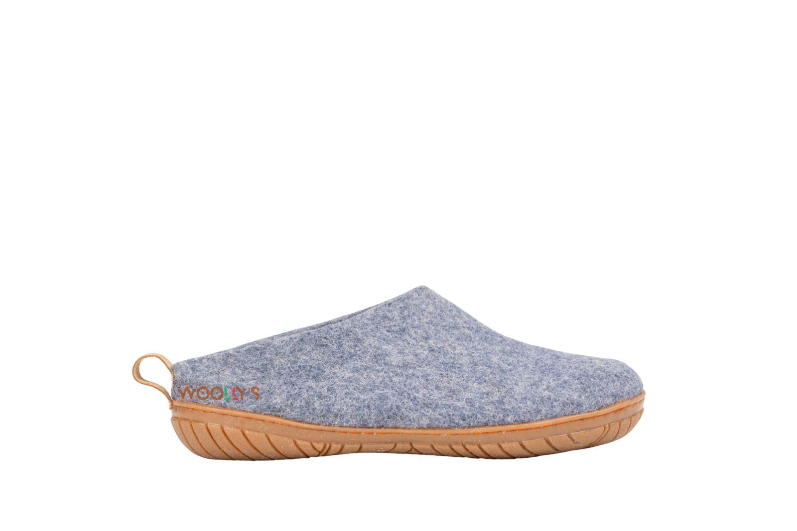 Denim Outdoor Open Heel Slippers with Rubber Sole – Handmade comfort & Durable