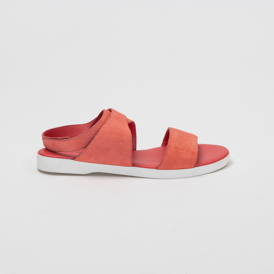 Via Spiga Women Jordan Suede Ankle Strap Sandals Apricot Size 6 440103