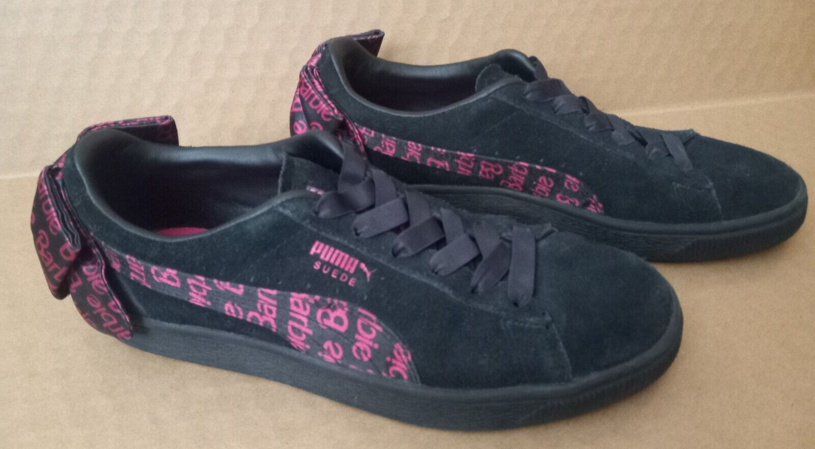 Puma Suede Shoes Barbie 50th Anniversary Classic 366337-01 Size 5.5