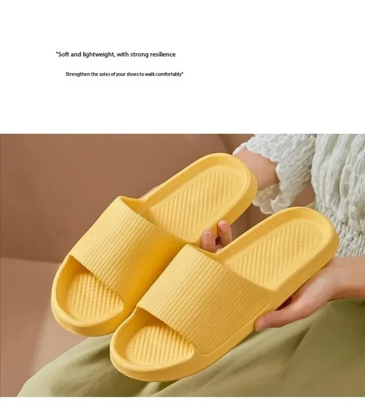 Non Slip EVA Shower Slippers Soft Sole Bathroom Sandals Unisex