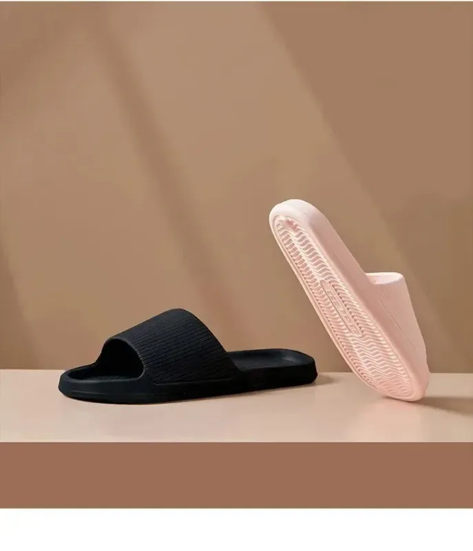 Non Slip EVA Shower Slippers Soft Sole Bathroom Sandals Unisex