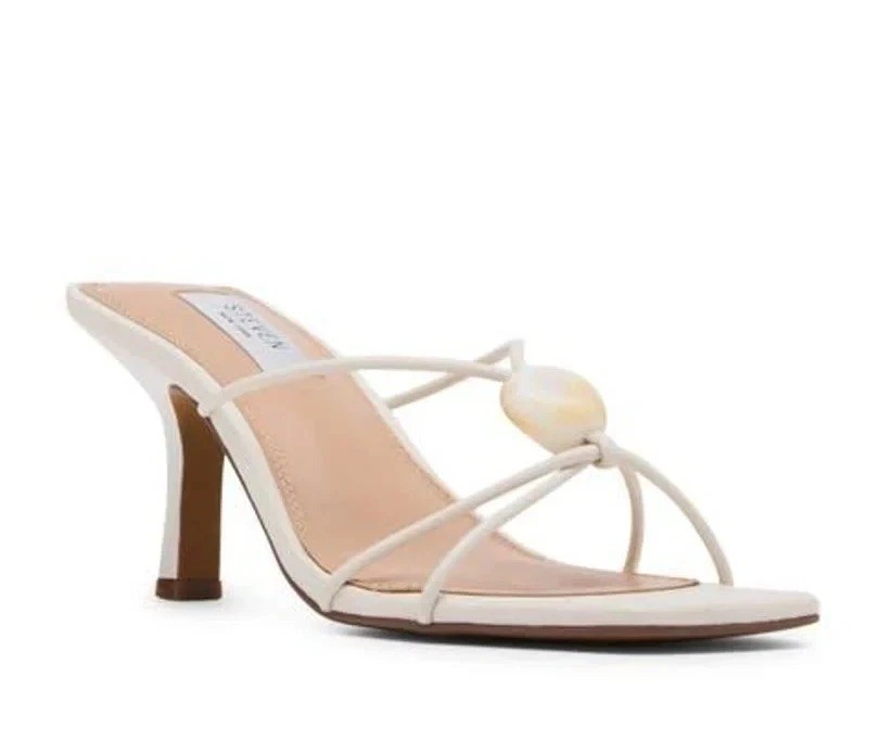 STEVEN NEW YORK TISH Heel Sandals Women’s Size 9M Cream