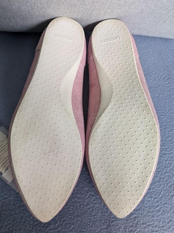 Women Lacoste Heels Purple Textile 37 #8B5P
