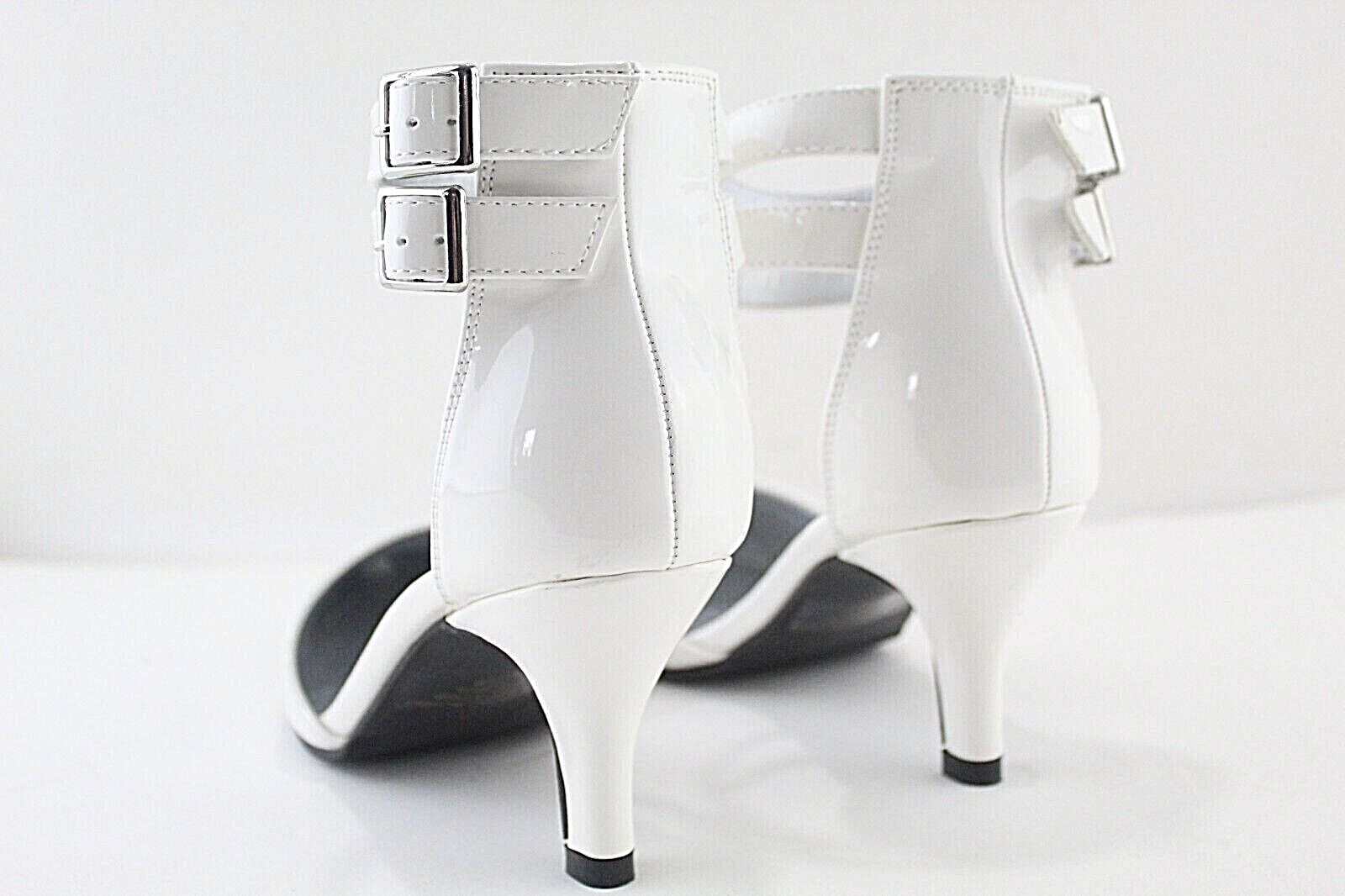 CLASSIQUE WOMENS CAMLO multi sizes 2.5 in HEEL DRESS SHOES White Patent NEW
