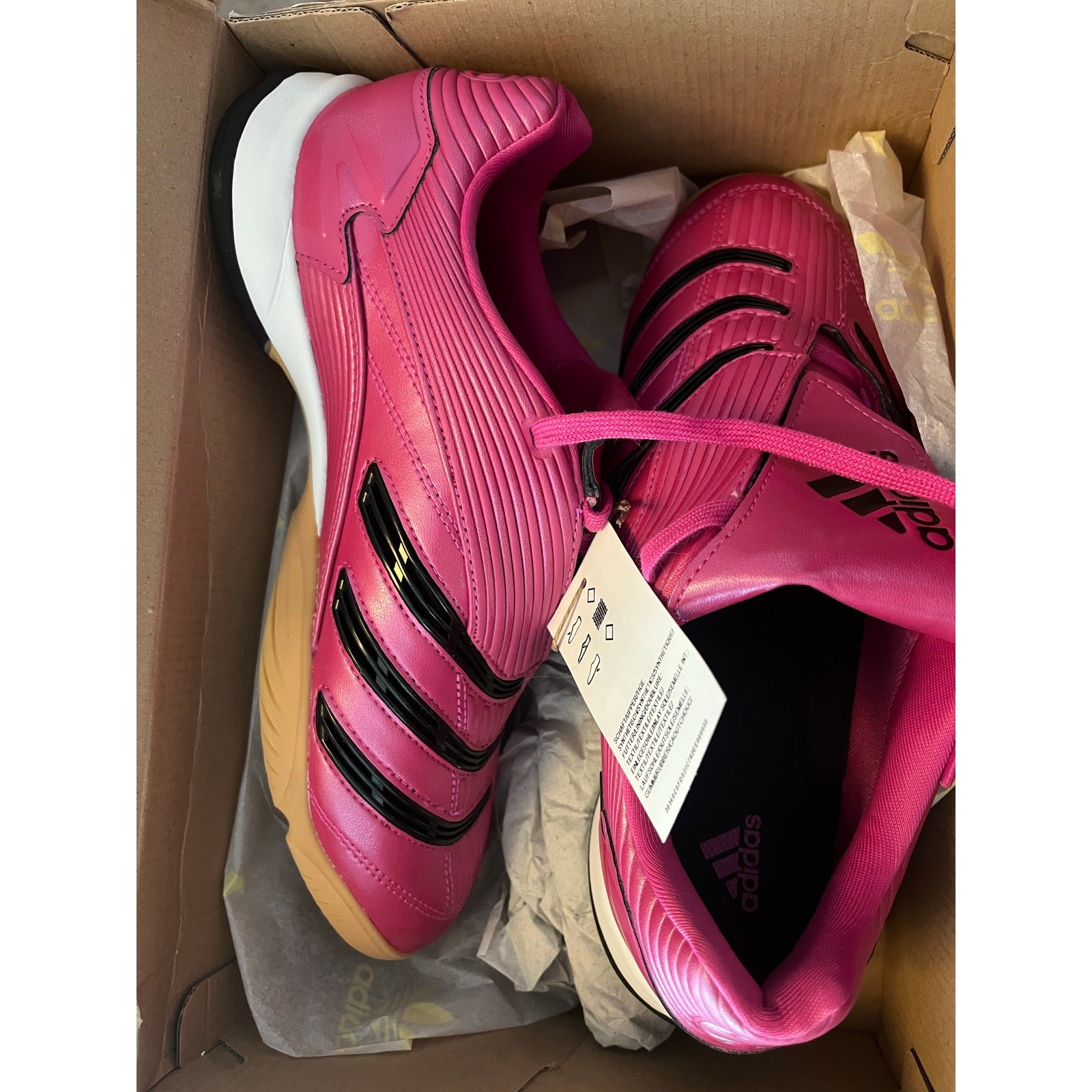 NEW (OTHER) ADIDAS Predator Sala Women’s 6.5 JR1641 Pink No BOx