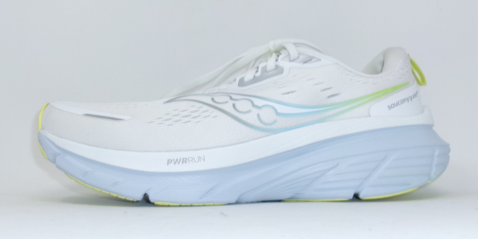 Saucony Women’s Guide 18 Running Shoes, White/Ice Melt, US 10.5 – GENTLY USED