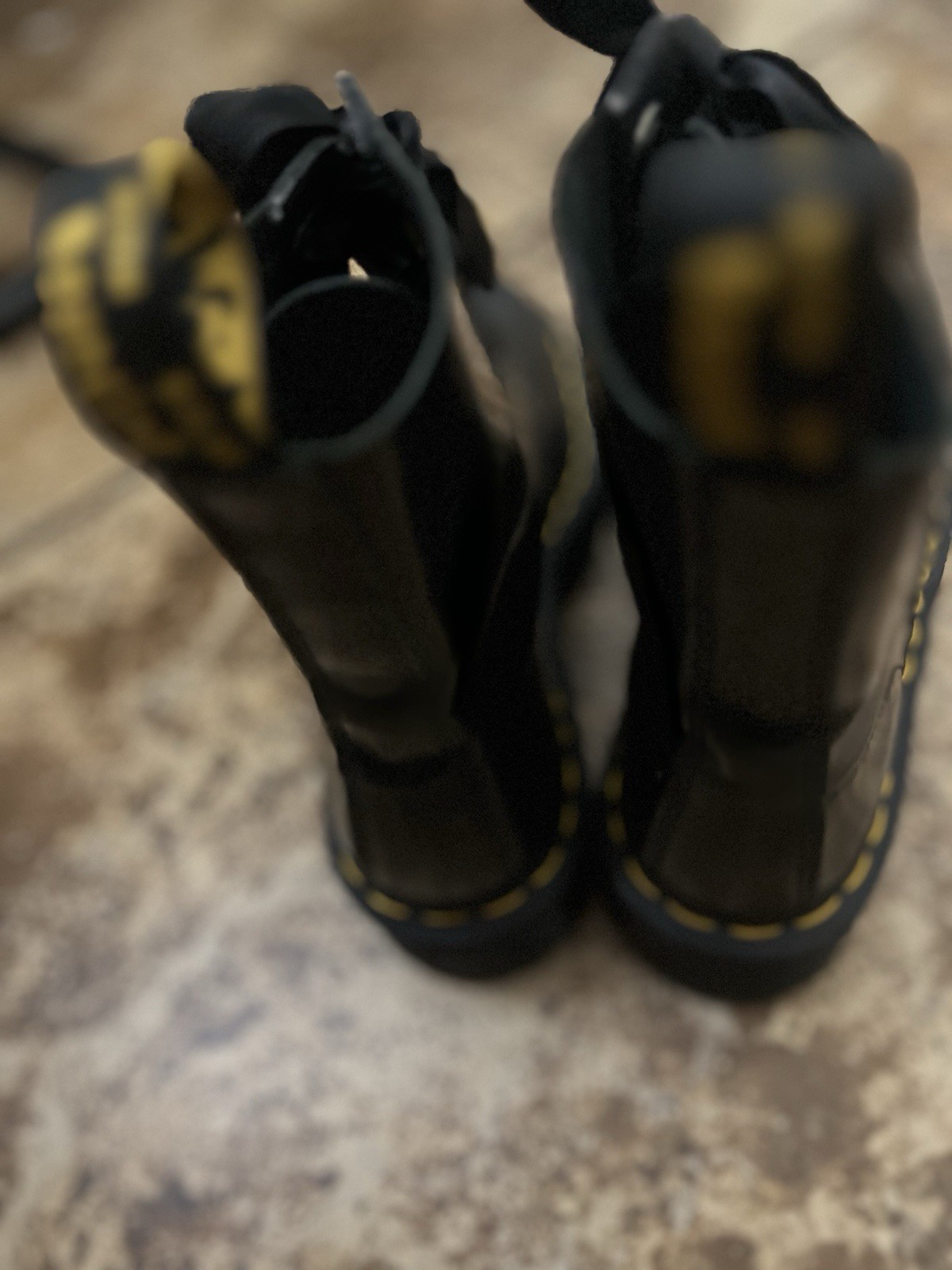 Dr. Martens Molly Black Platform Lace-Up Ankle Boots Women’s US 6 EU 37
