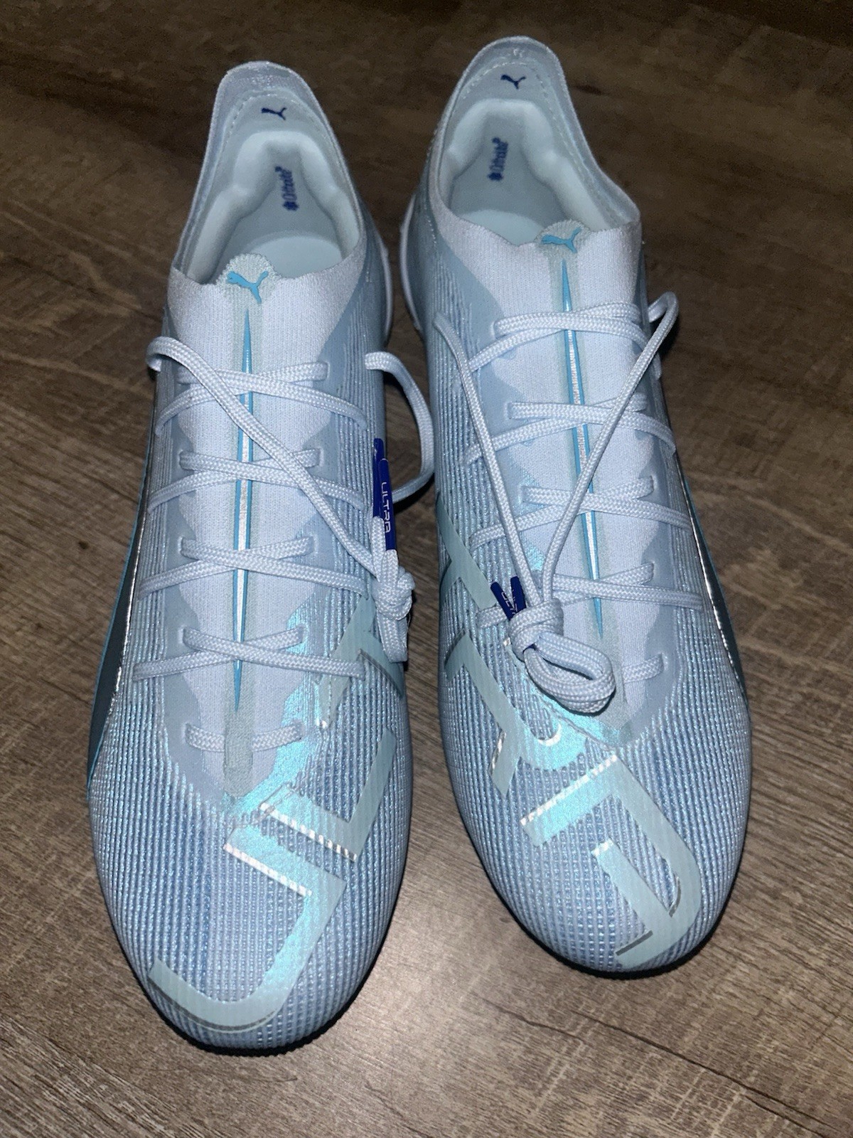 Puma Ultra 5 Ultimate FG ‘Light Up Pack’ Icy Blue Aqua 108639-01 Womens Size 11