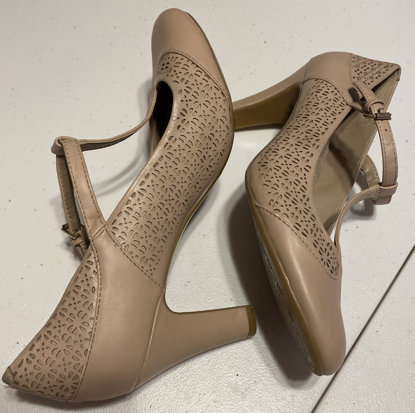 Giani Bernini Womens Vineza 2 Tan Pumps Shoes 9.5 Medium (B,M)