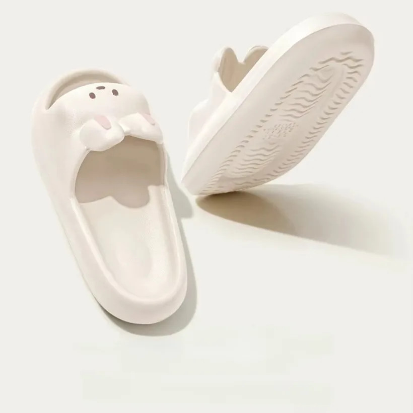 Summer Women Rabbit Home Slipper Female Cute Cloud Sandal Flip Flops Beach Slide
