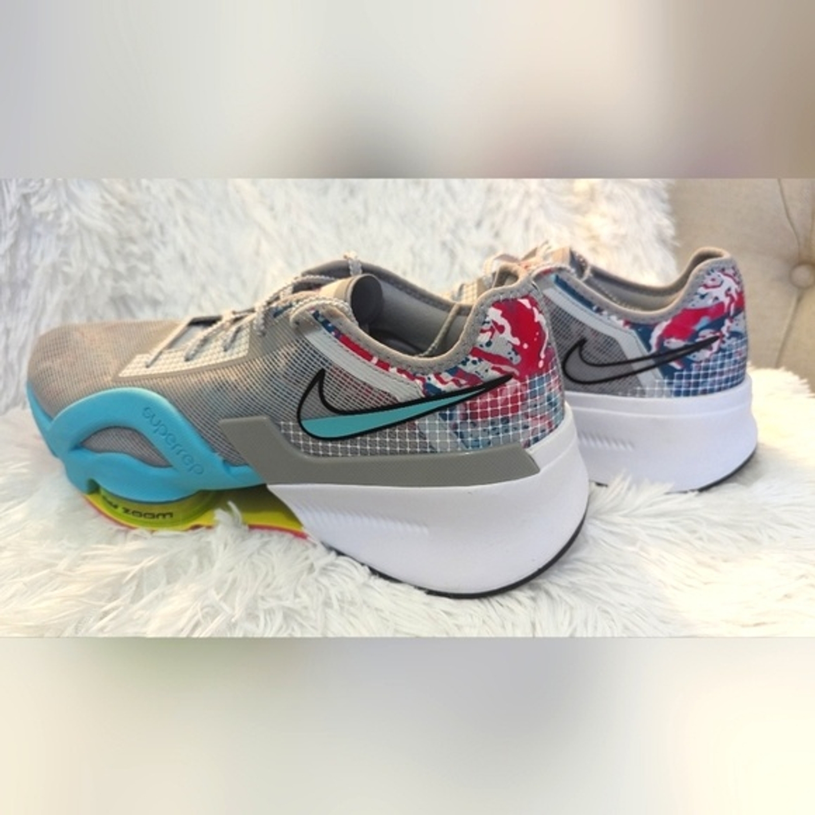 NWOT Nike Air Zoom SuperRep 3 Graphics Training Shoes Size 10.5