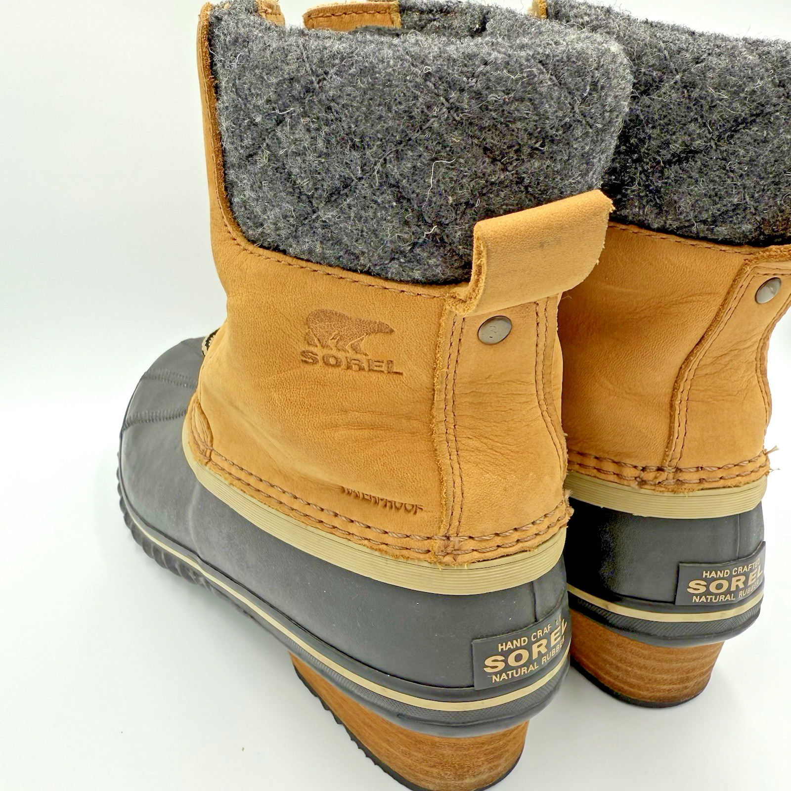 SOREL Slimpack II Lace Duck Ankle Winter Spring Boots Waterproof Women’s SZ 8.5