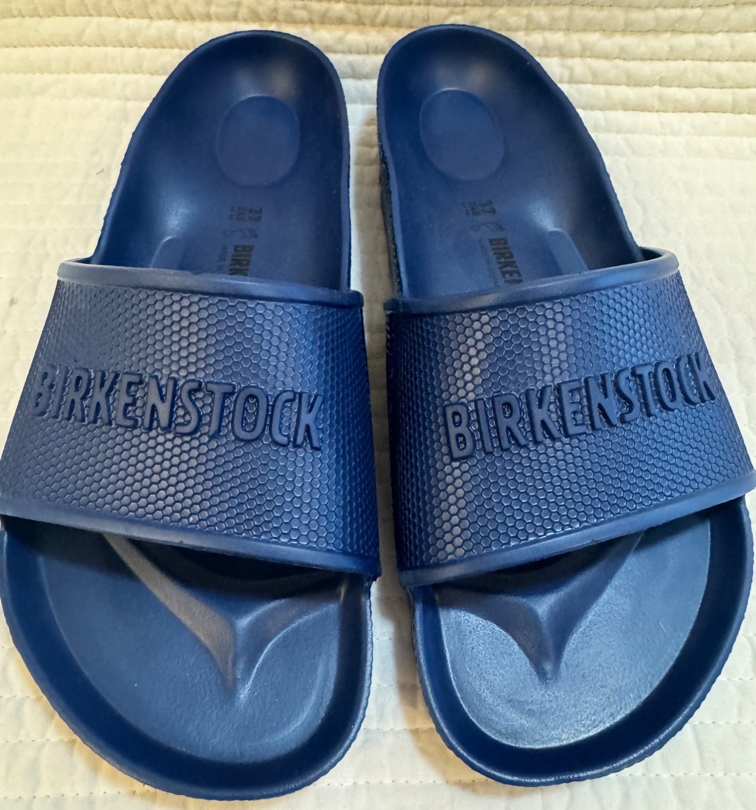 BIRKENSTOCK NIB BARBADOS EVA WATERPROOF NAVY BLUE 37 Ladies 6 Regular