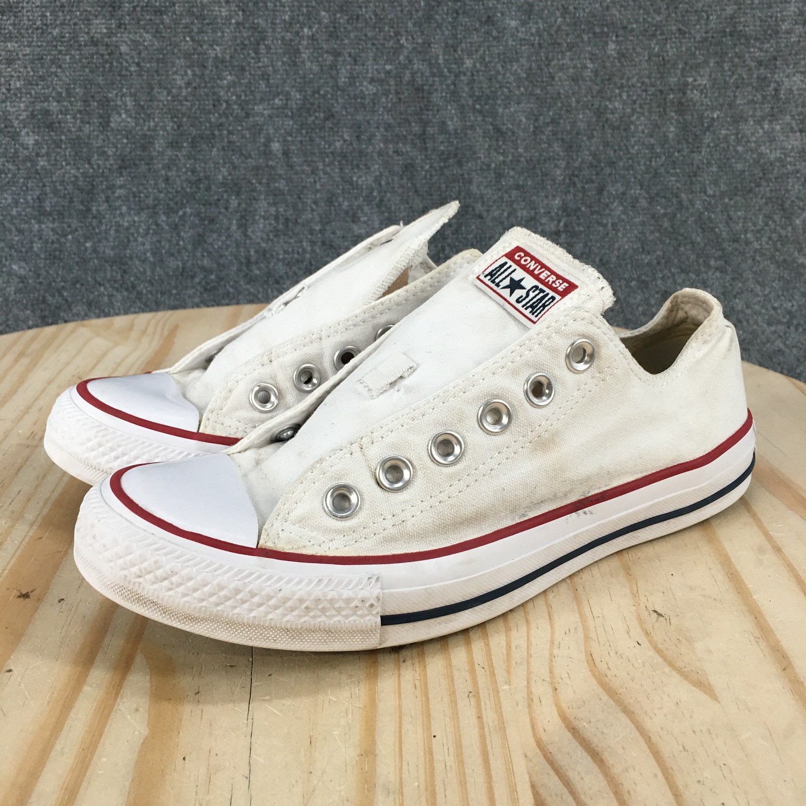 Converse Shoes Mens 5 Womens 7 Chuck Taylor All Star Low Sneakers M7652 White