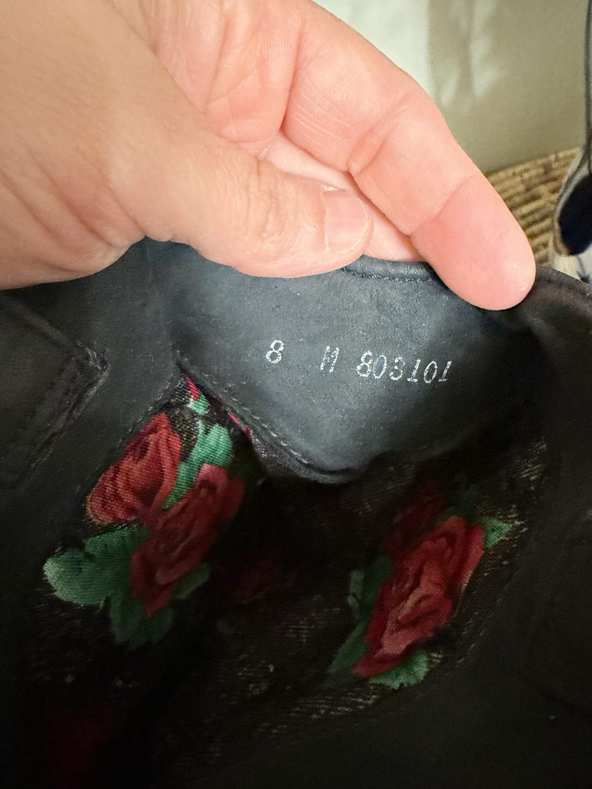 Vintage Angels Wonens Black Western Cowboy Boots US Size 8 Style 803101 MPN