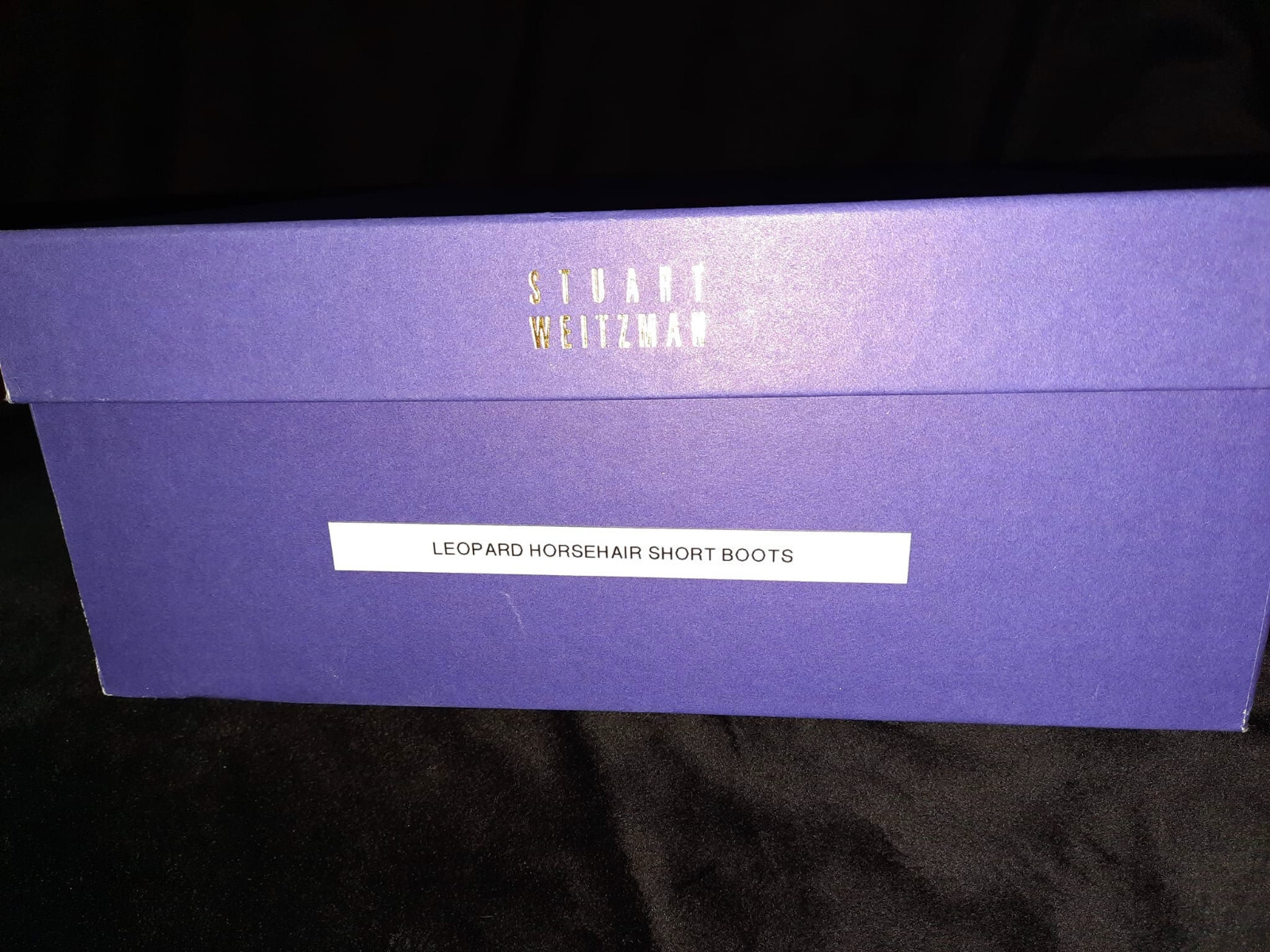 STUART WEITZMAN Wms Size 6M Neptune BOBCAT Calf Hair 3.75 Inch Heel Zip Booties