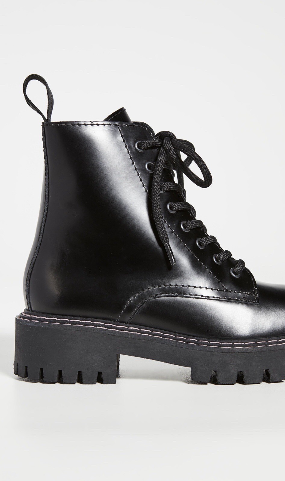 LAST Boots Black Leather New With Box Size US 10/ EU 41
