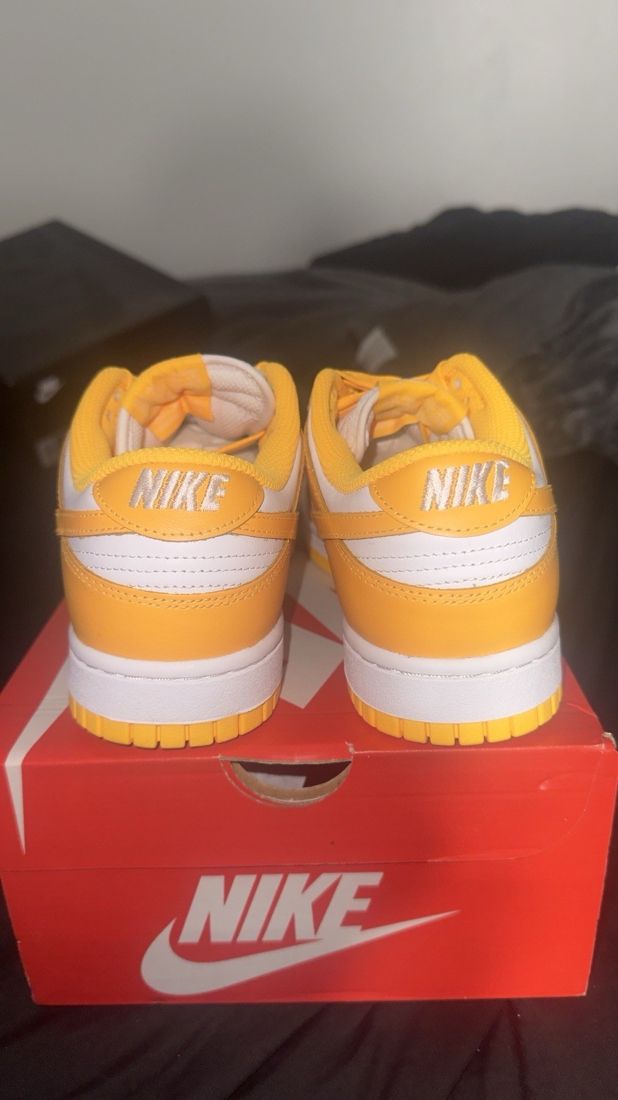 Nike Dunk Low Lazer Orange Women Size 7.5 DD1503-800