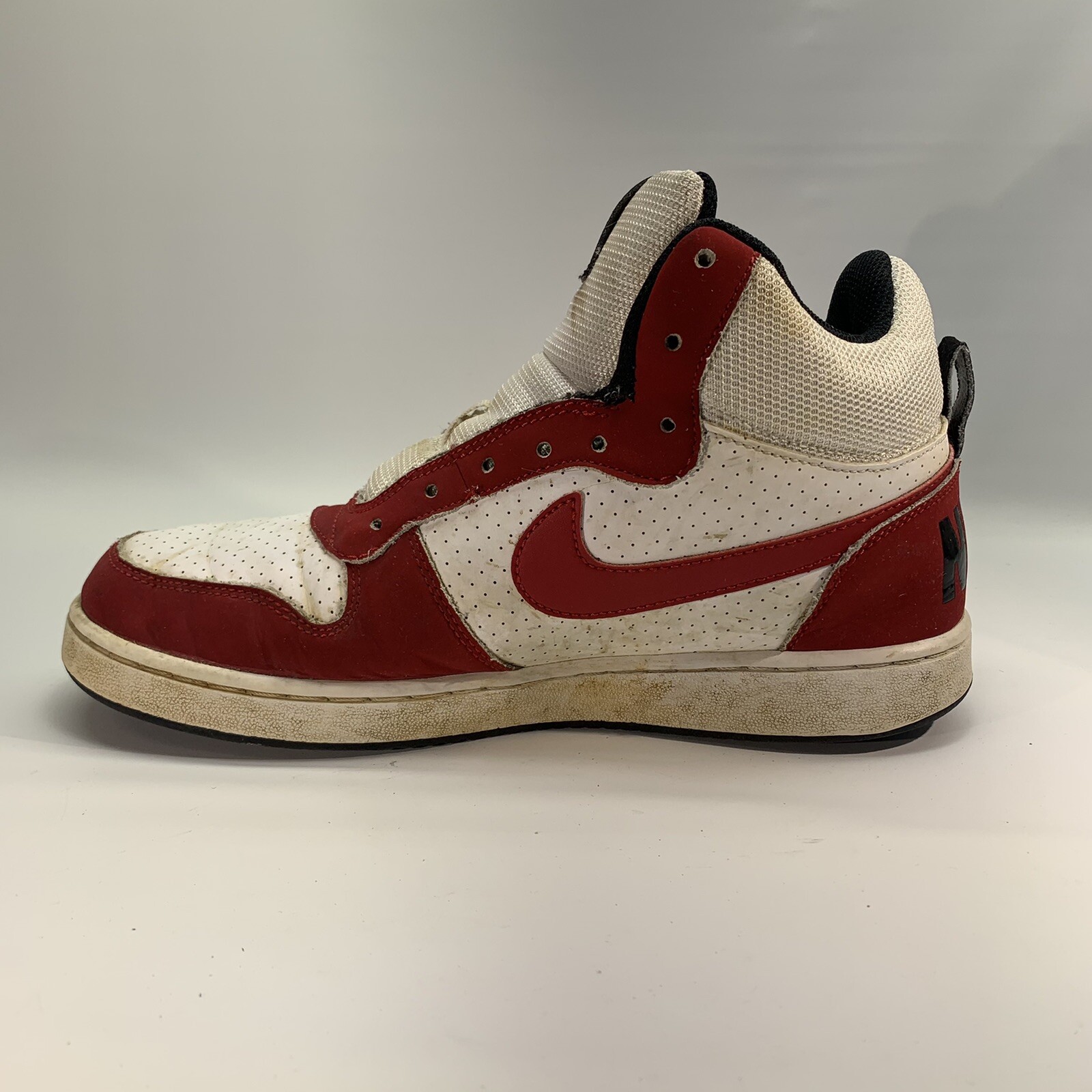 Nike Court Borough white red black Chicago mens 7.5 womens 9 Basketball Shoes