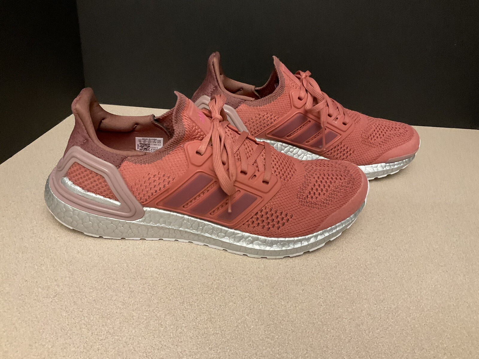 Womens Adidas Ultraboost 19.5 DNA Wonder Red/Pulse Magenta Shoes. Size 10. Nice