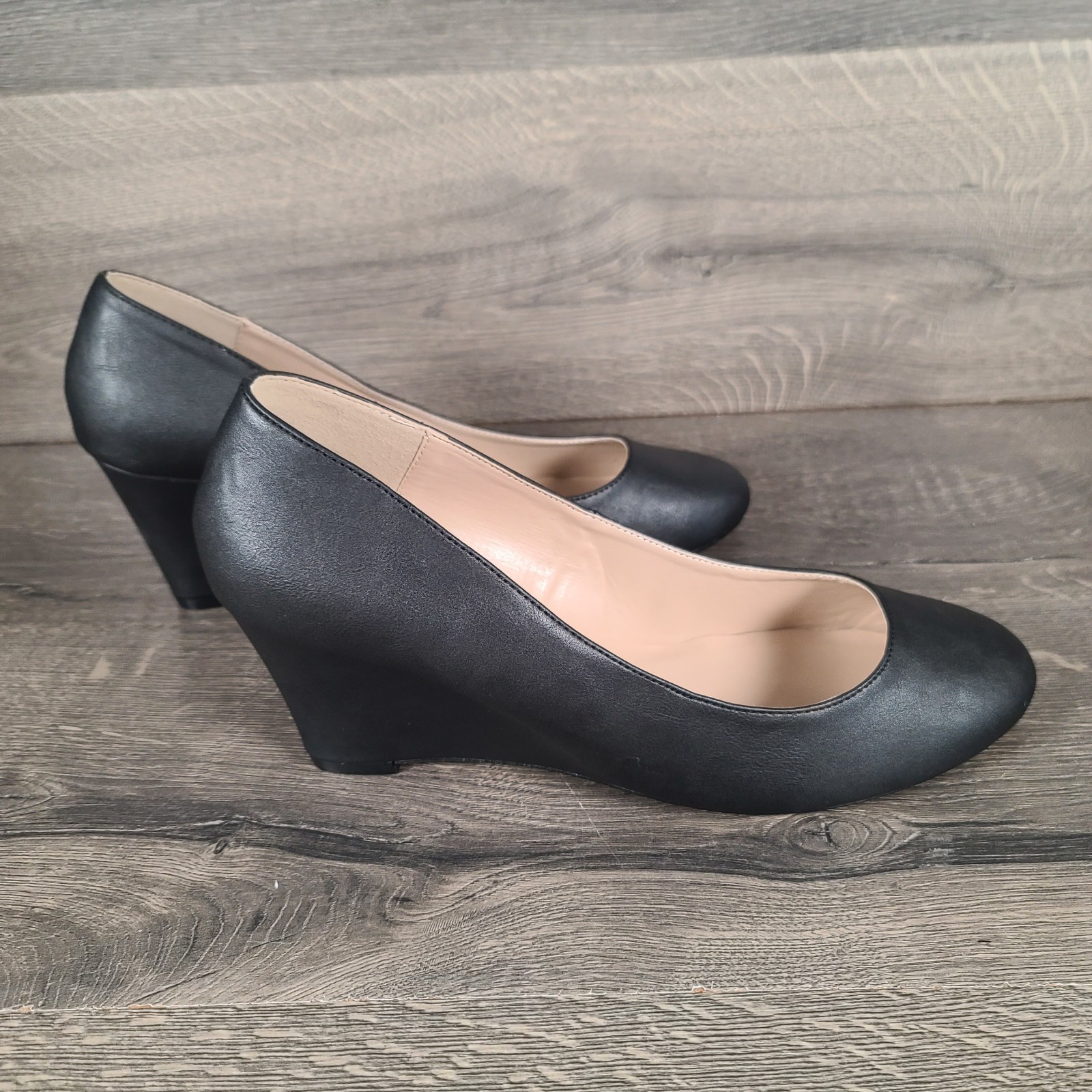 Pleaser Kimberly 08 Women’s 15M Black Wedge Pump High Heel