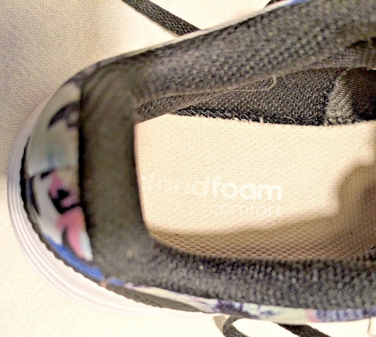 Adidas Galaxy 6 GX7285 Cloudfoam Comfort Size 9 Floral Blue Pink Black Clean!