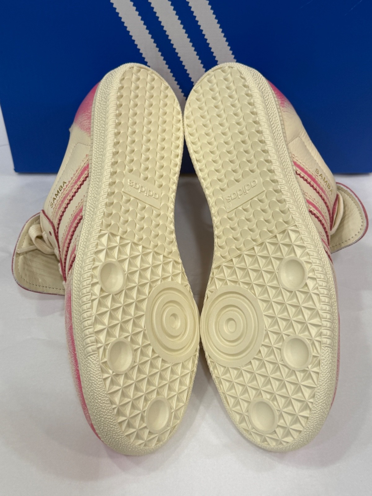 Adidas Originals Samba LT SZ 8 Women’s Long Tongue JR5998 White Shock Pink